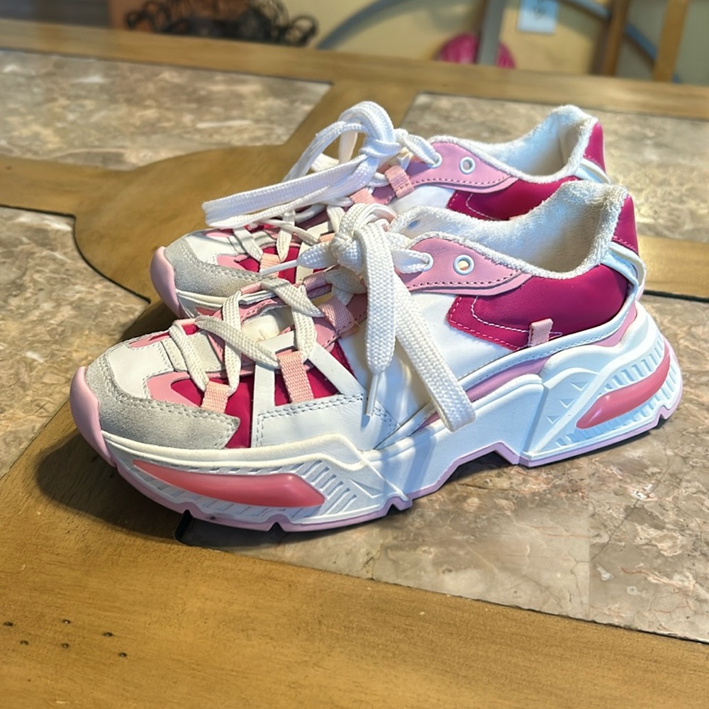 Dolce Gabbana- Mixed-material Airmaster sneakers